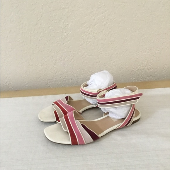 Valentino Garavani 'Rainbow' Flat Sandal Womens Size 36.5 - Picture 2 of 12